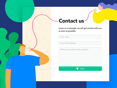 Daily UI 028-Contact Us