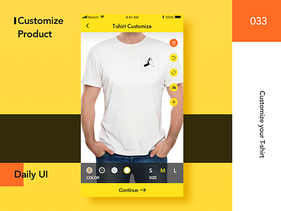 #Daily UI 033-Customize Product