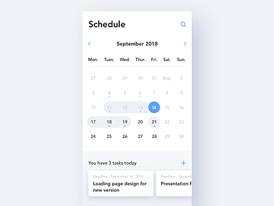 #Daily UI 038-Calendar 038 app calendar calendarui dailyui schedule ui