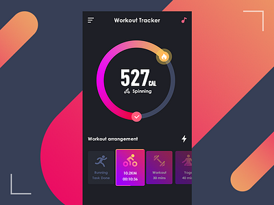 #Daily UI 041-Workout Tracker 041 app dailyui gym gym app tracker ui workout workout tracker