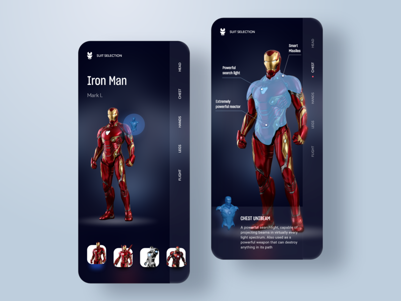 Iron Man Mark L By Angelina Skiba For Rondesignlab On Dribbble