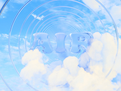 ON AIR 3d cloud graphic design music on air superlun wallpaper
