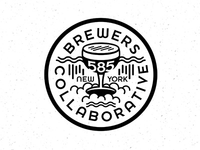 585 Brewers Collaborative beer brand branding brewery brewmaster design logo new york ny