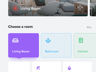 Hello Dribbble. Here is my first shot! Smart home app for iOS. by Den ...