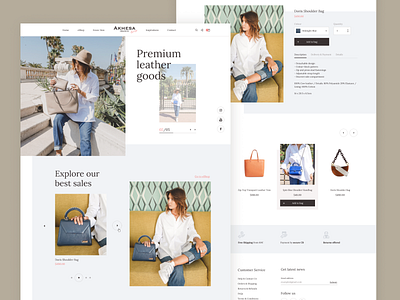 Fashion website redesign