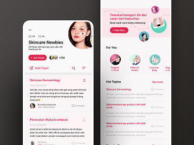 Women Talk App graphic design mobile app ui