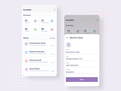 Backd00r - Project Management App #3 android android app design app app design dribbble explore figma flat design ios minimal minimalist project project management screen ui ui design uidesign ux ux ui uxui