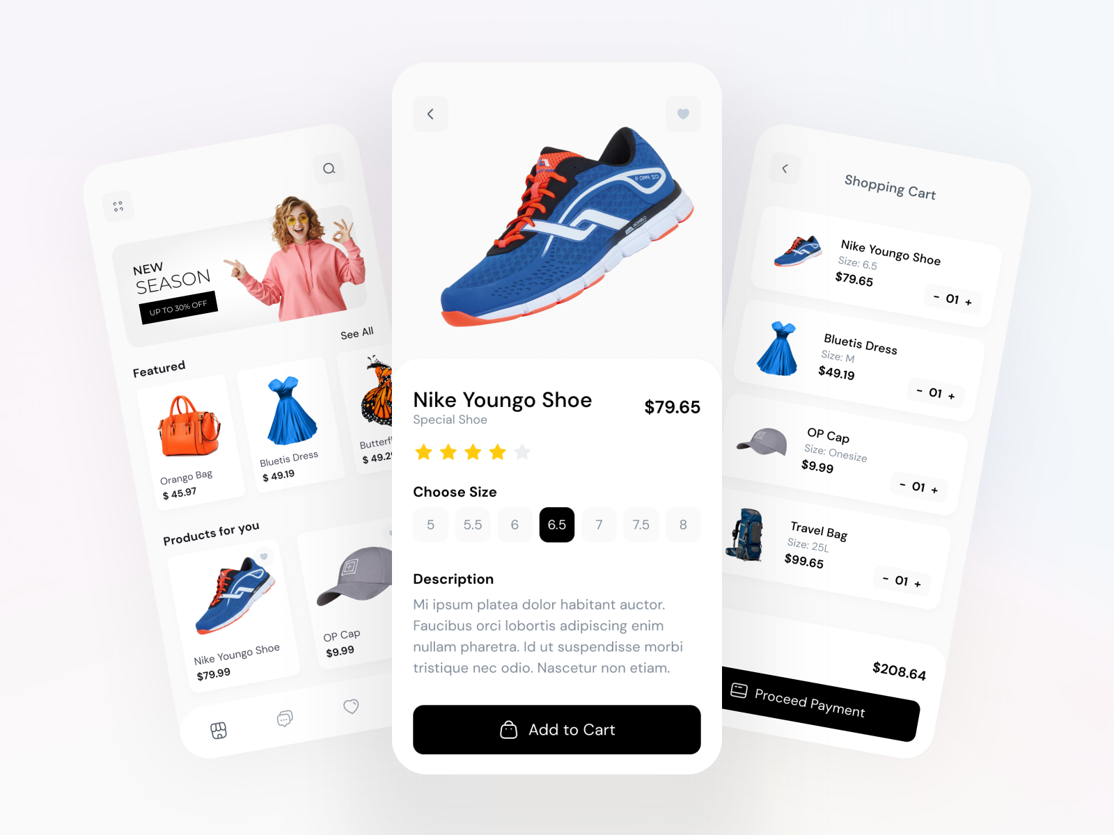 ECommerce - Fashion App UI Design by Pranto Kumar Pashi for SpineEdge ...