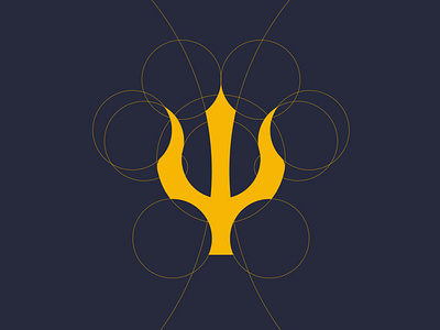 Poseidon Trident Logo