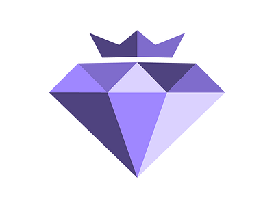 Lavish Branding branding client crown diamond logo simplistic