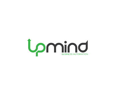 Upmind illustrator logo mind up