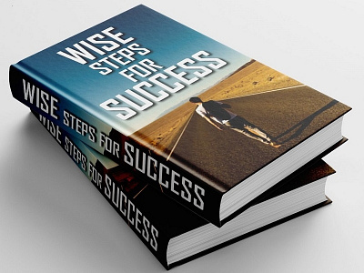 Wise steps for success book bookcover design