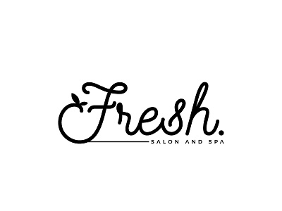 Fresh beauty brand fresh logo salon spa