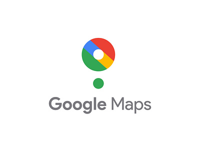 Google Maps Logo Redesign adobe animation branding design google maps illustration illustrator product typography vector website