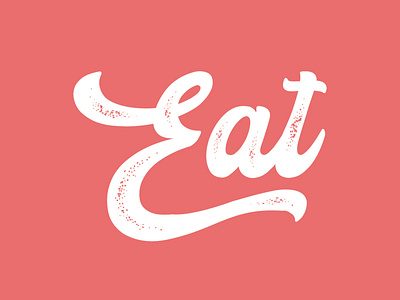 EAT TYPOGAPHY adobe animation branding design illustration illustrator product typography vector website