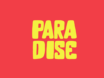 Paradise Kids Clothing Store logo concept