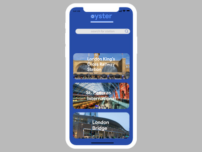 Oyster Railway Station Booking