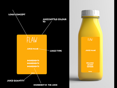 Flaw Juicing Company Design Concept