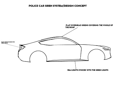 Police Car Siren Design Concept