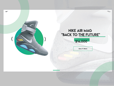Nike Shoes Website Design Concept Airmags app app design design illustrator lettering logo nike nike air nike air max nike sb page po popular popular flyers product typography ui ux vector web