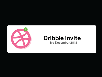 Dribbble Invite card adobe animation branding corporate identity product typography ux vector web website