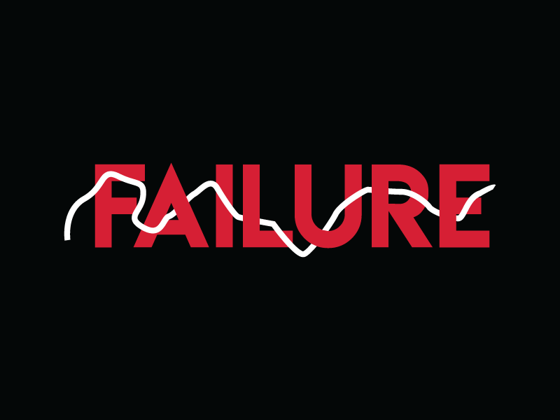 Failure Typography Design By Halfwave Studios On Dribbble