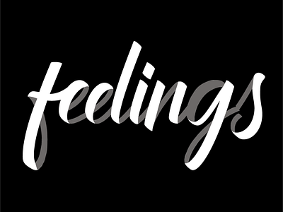 Feelings Typgography Design