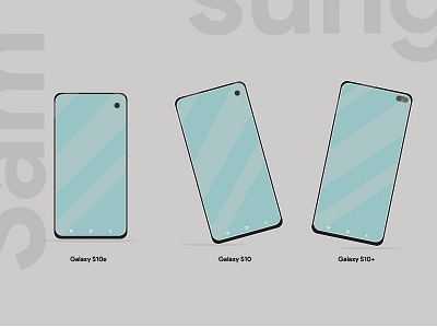 Samsung Galaxy New Phones Illustration