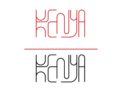 Custom Typography For My Country Kenya