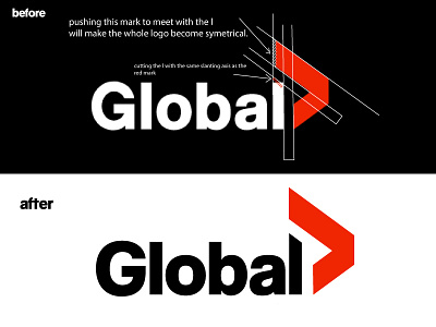 Global Tv Logo Slight Redesign adobe animation app design branding design globaltv illustration illustrator logo page product typography vector website