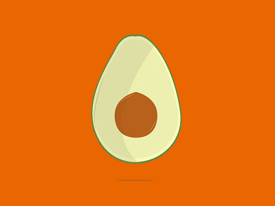 Avocado Illustration adobe animation app app design branding corporate identity design flat icon illustration illustrator logo page product typography ui ux vector web website