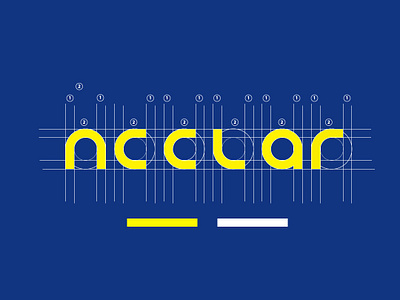 Nectar Logo Griding Concept adobe animation app app design branding corporate identity design flat icon illustration illustrator logo page product typography ui ux vector web website
