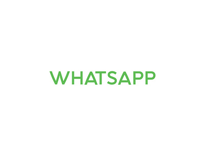 Whatsapp Logo design facebook illustration illustrator product typography vector