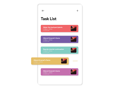 TASK LIST MANAGER APP CONCEPT