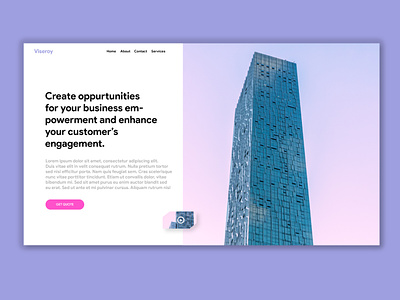 CUSTOM AGENCY LANDING PAGE CONCEPT