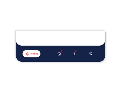 BOTTOM NAVIGATION BAR UI CONCEPT