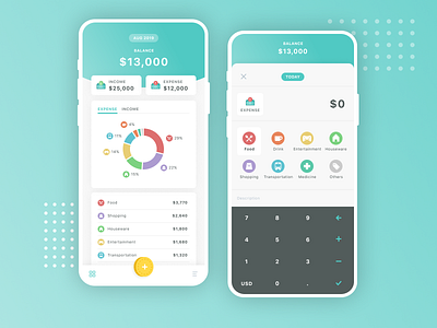 Daily UI 004 | Calculator app design ui ux