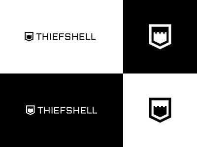 Thiefshell logo black and white black and white logo logo minimalist phone phone case