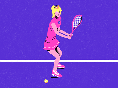 Princess of Tennis 🎾 aces ball illustration mario nintendo peach princess princess peach racket switch tennis
