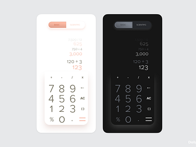 Calculator - DailyUI::004