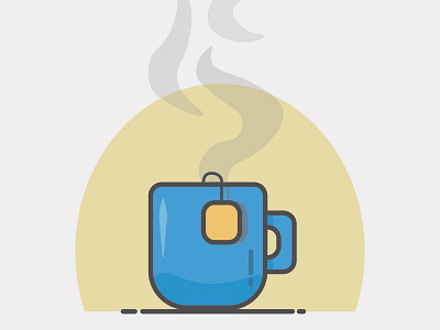 Cup Of Tea - Quick illustrations design graphicdesign graphics illustration vector