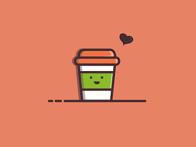 Coffee - Flat Designs branding design graphicdesign graphics icon illustration illustrator inspired vector