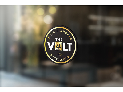 The Vault apparel design badge branding cannabis logo graphic design identity design logo design marketing collateral typography