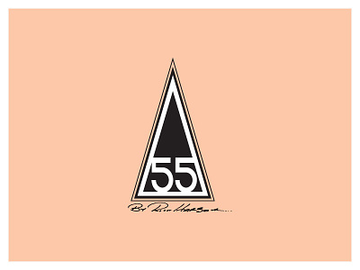 Harbour Surfboards "55 Year Anniversary logo branding and identity graphic design marketing marketing collateral