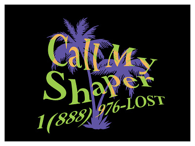 Call My Shaper Lost Surfboards apparel design art direction artwork branding branding and identity design graphic design identity design marketing collateral typography