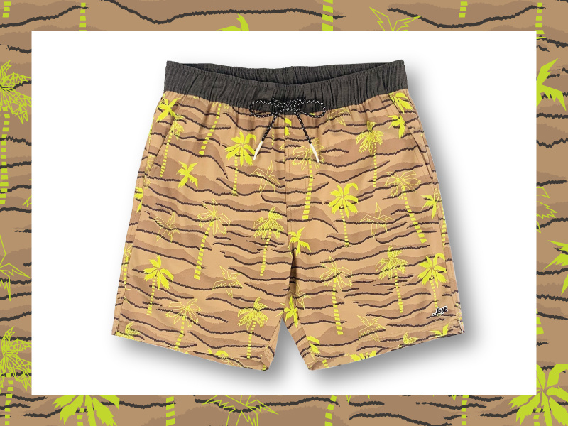 Lost Surfboards Boardshort print "suburbia" by Kyle Castner on Dribbble
