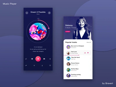 Music Player app ui