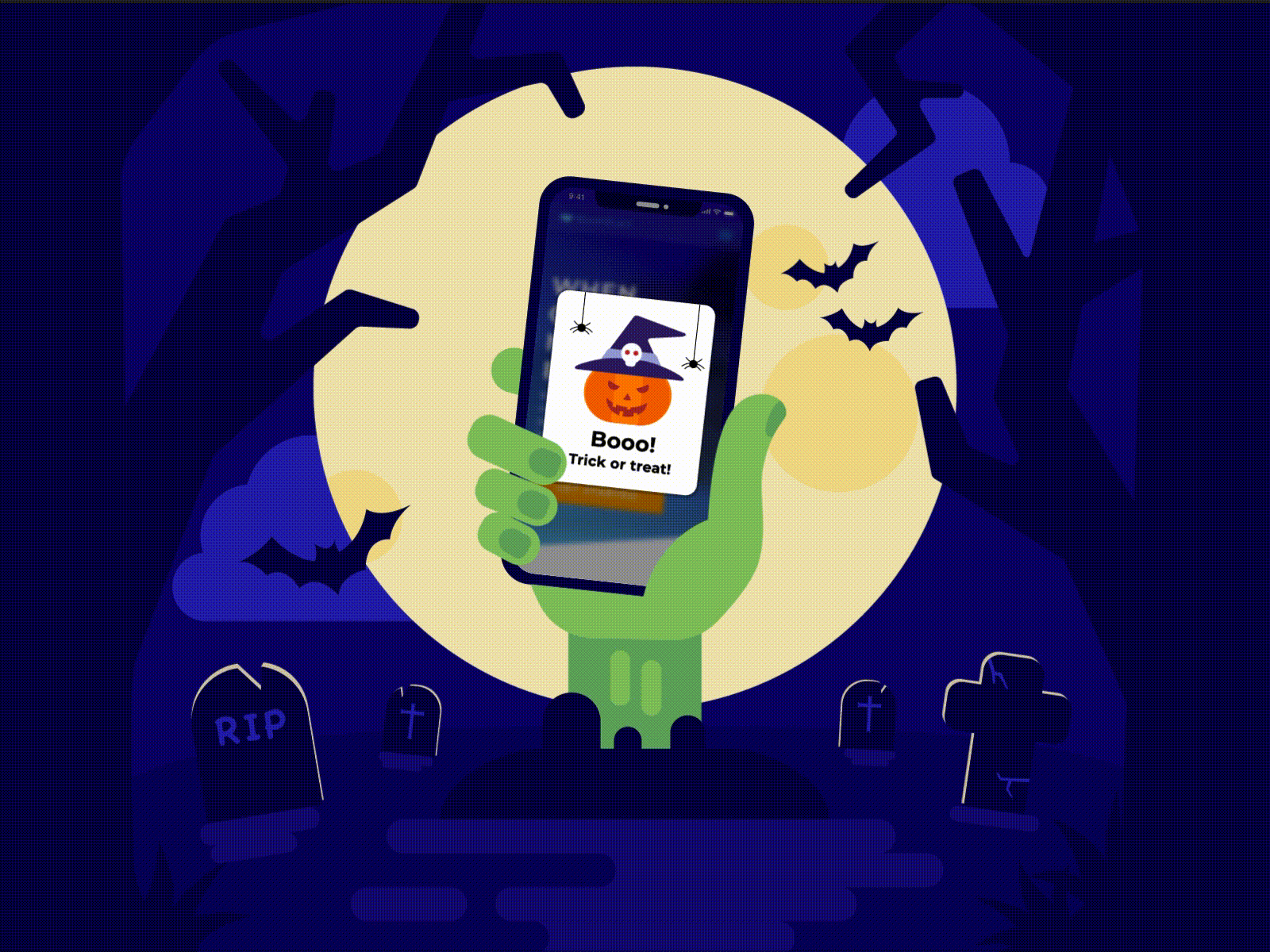 Halloween at Waverley animation design gif gif design halloween halloween party illustration svg ui vector waverley