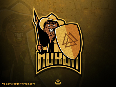 MUKON eSport Mascot Logo