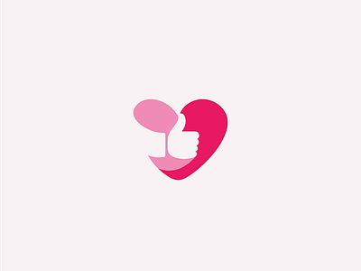 The concept of the logo for Like Love.